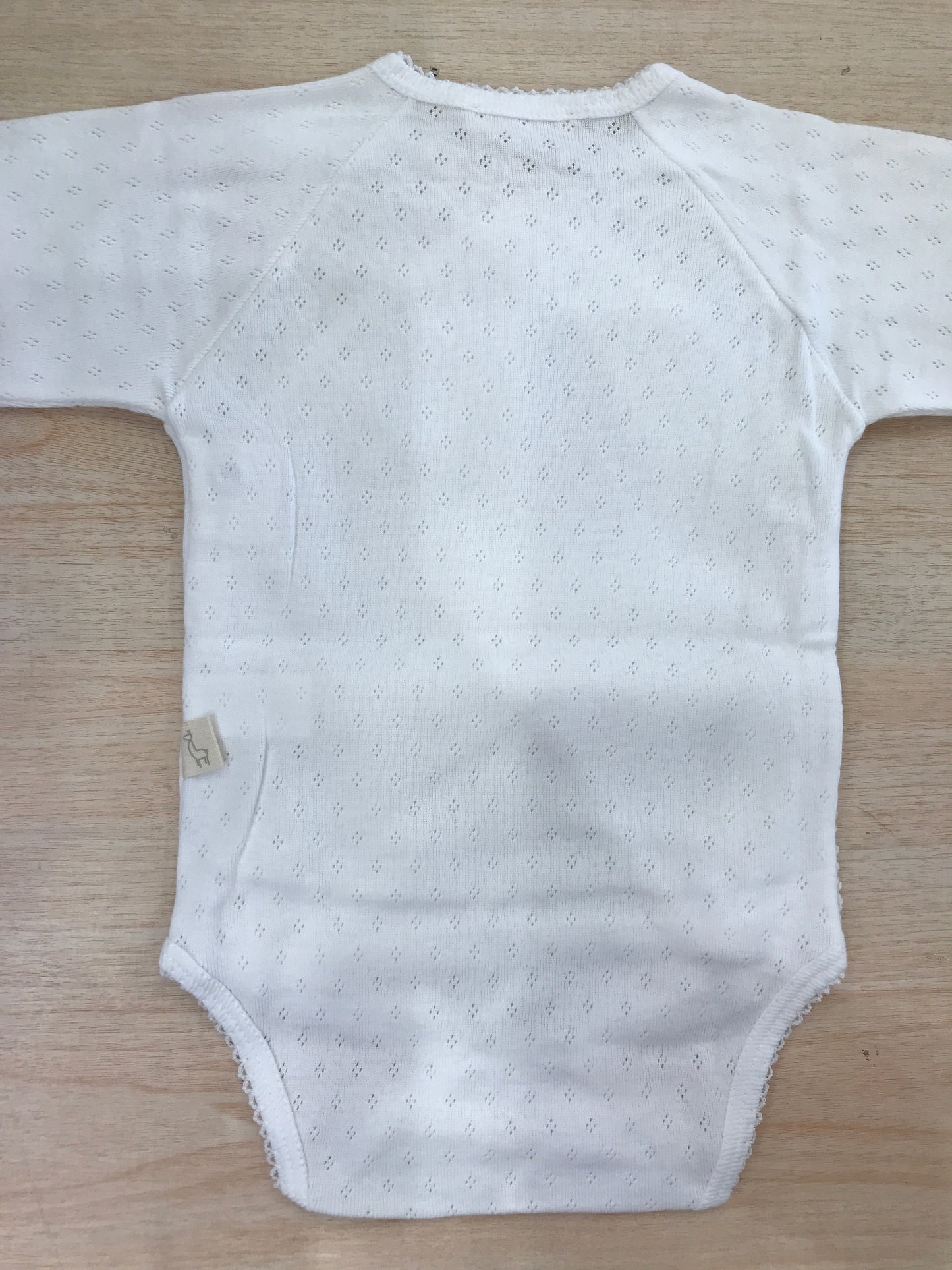 Body Baby Gi in cotone manica lunga traforato antipanico