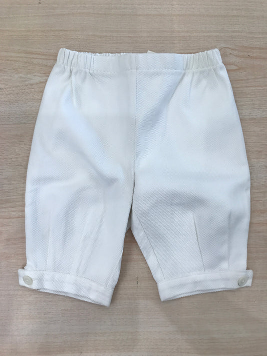 Pantalone Colibrì in cotone alla zuava bianco