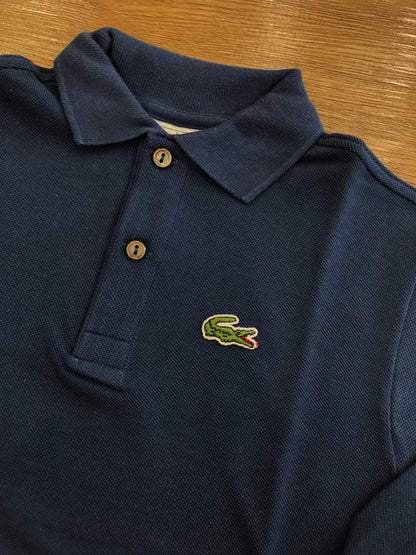 Polo Lacoste manica lunga con polsini e bottoncini