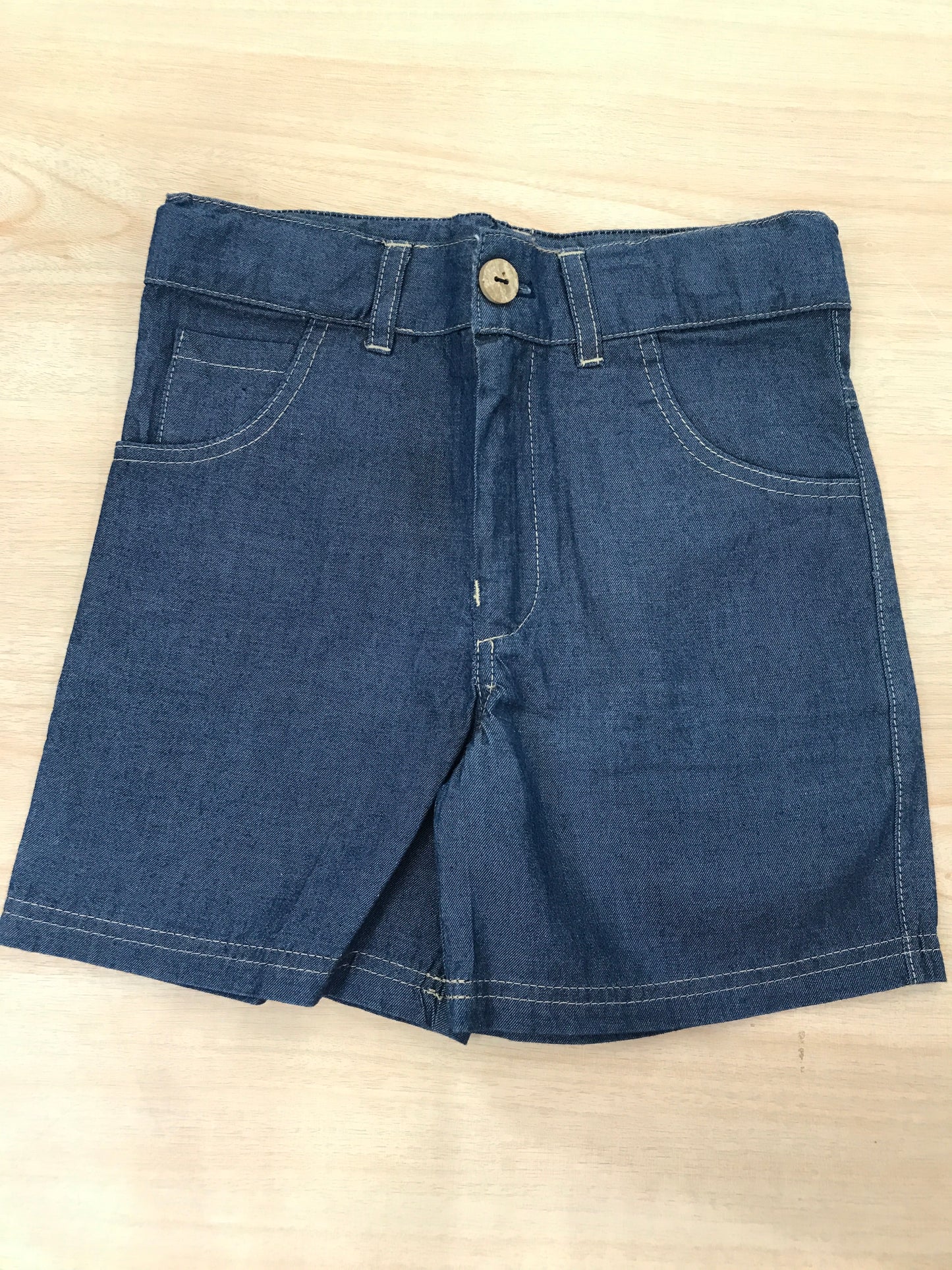 Pantalone Coccodè in cotone effetto jeans con tasche sul davanti
