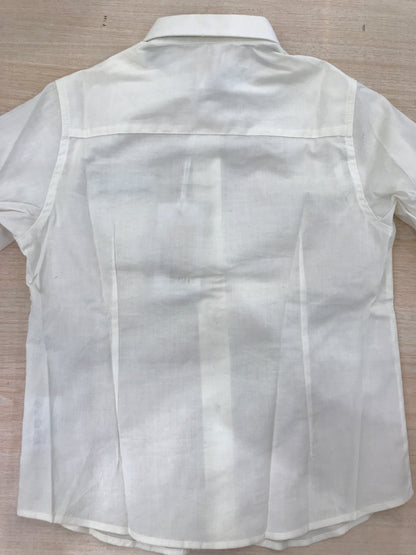 Camicia Nanan in cotone manica lunga con taschino e collo a punta