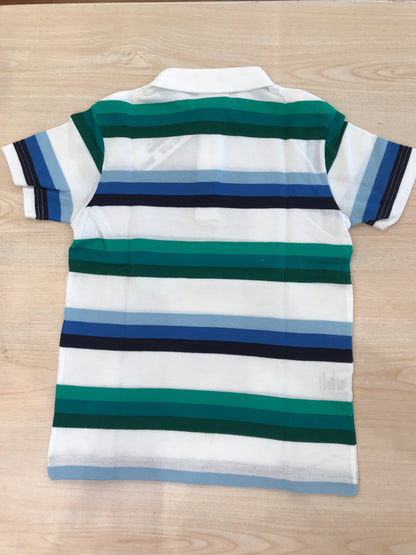 Polo Lacoste in cotone mezza manica con bottoncini e logo ricamato lateralmente unisex