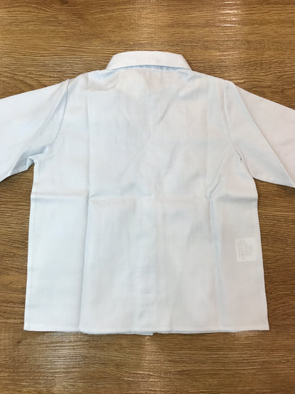 Camicia Colibrì manica lunga con rusche sul petto