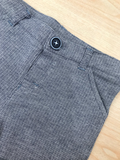 Pantalone Coccodè  corto blu con rifiniture bianche e tasche sul davanti e retro
