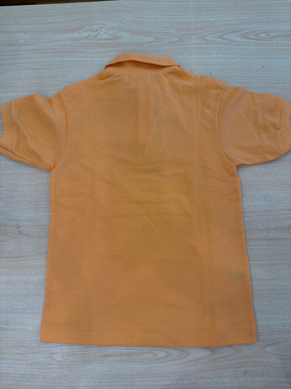 Polo Lacoste in cotone mezza manica con bottoncini e logo ricamato lateralmente unisex