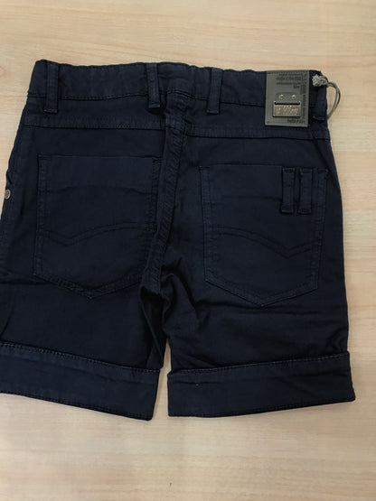 Pantalone Croce Fisso Milano in cotone blu scuro con tasche sul davanti e sul retro