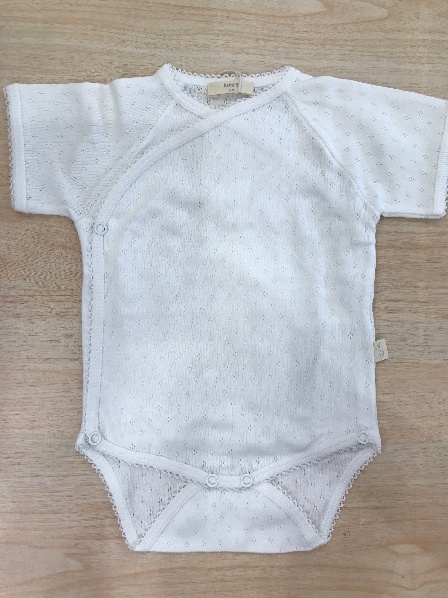 Body Baby Gi in cotone traforato antipanico mezza manica