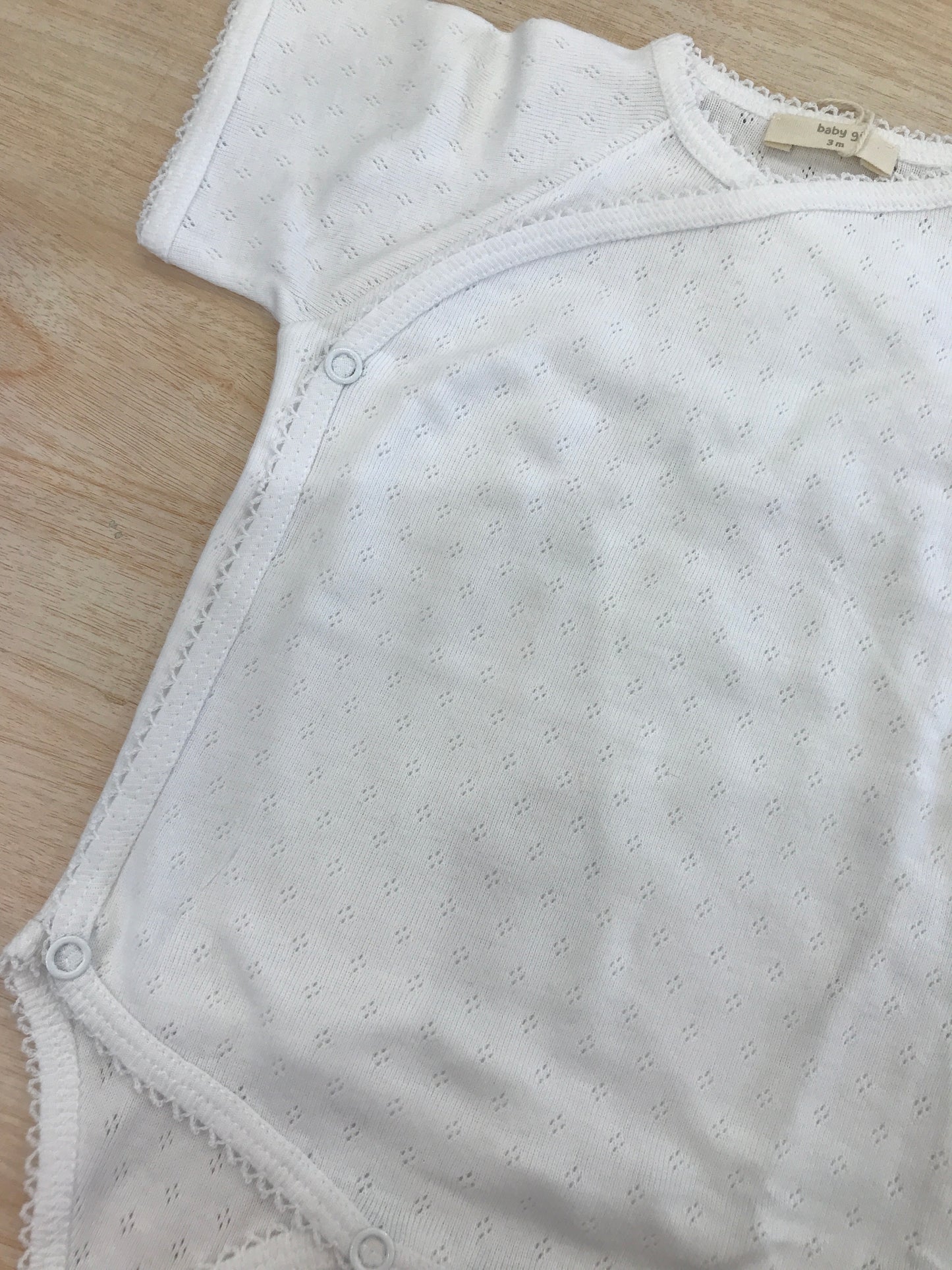 Body Baby Gi in cotone traforato antipanico mezza manica