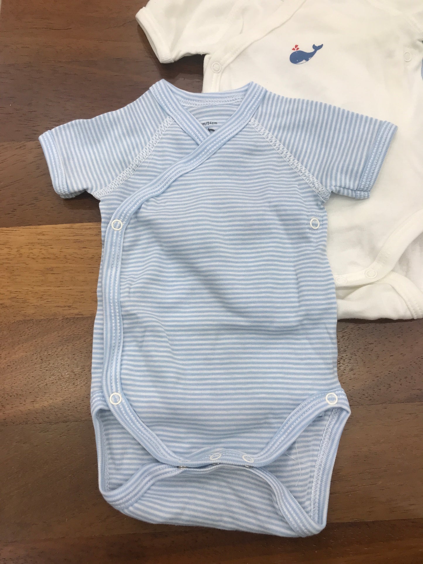 Body Petit Bateau tris in cotone antipanico mezza manica a fantasie