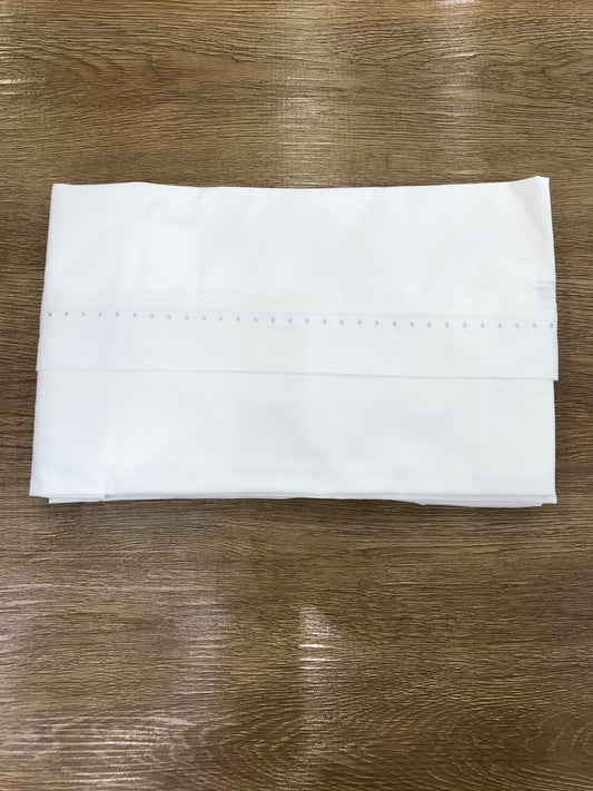 Lenzuola Baby Gi in cotone da lettino con pois celesti