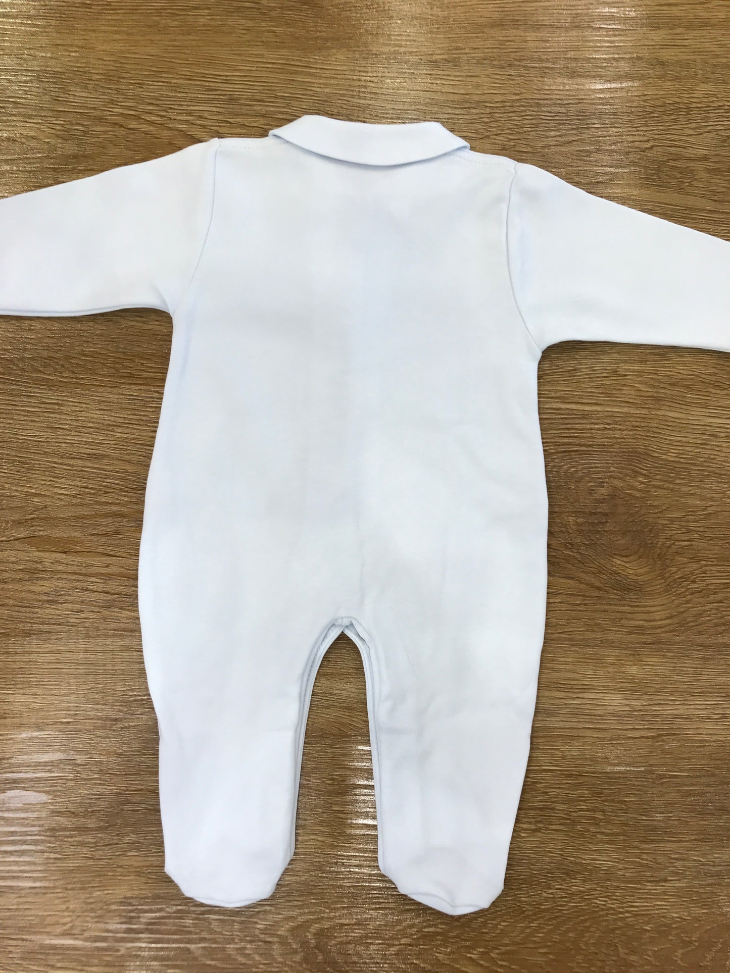 Coordinato Sofija in caldo cotone celeste con mongolfiere e leone mussola con tutina intera e cappello
