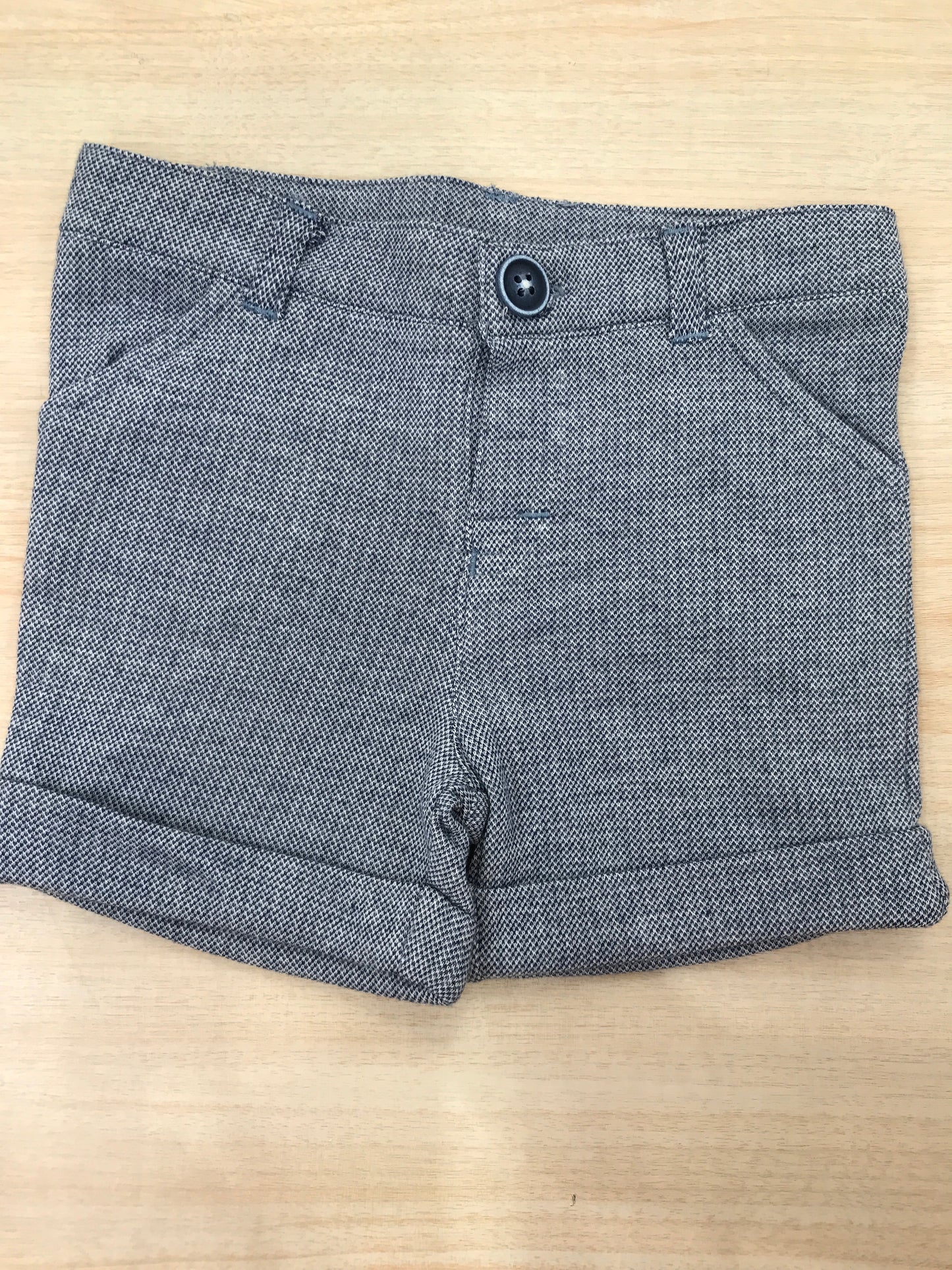 Pantalone Coccodè  corto blu con rifiniture bianche e tasche sul davanti e retro