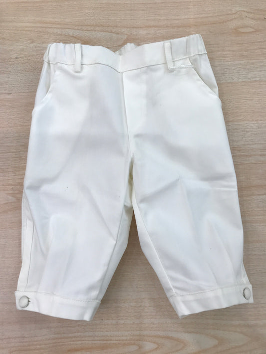 Pantalone Cielo Blu in cotone lucido a sbuffo con striscia laterale