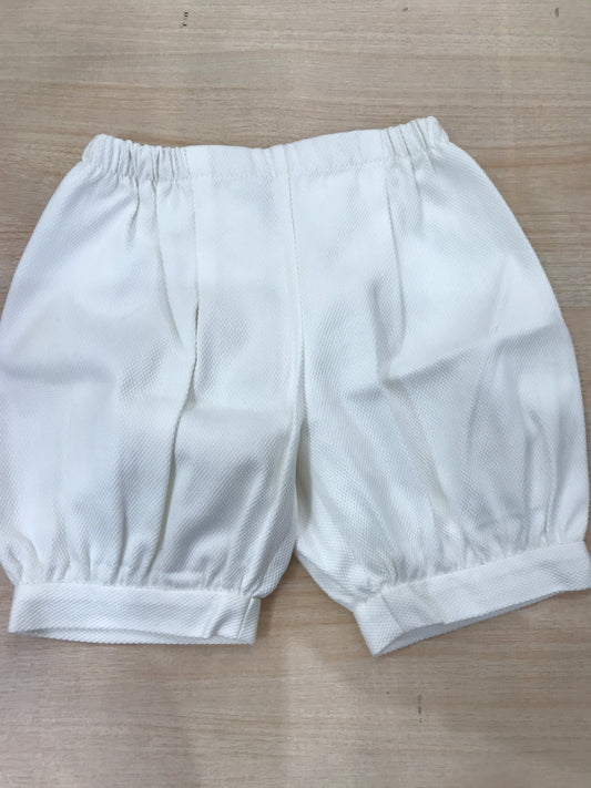 Pantalone Colibrì a sbuffo bianco con elastico in vita