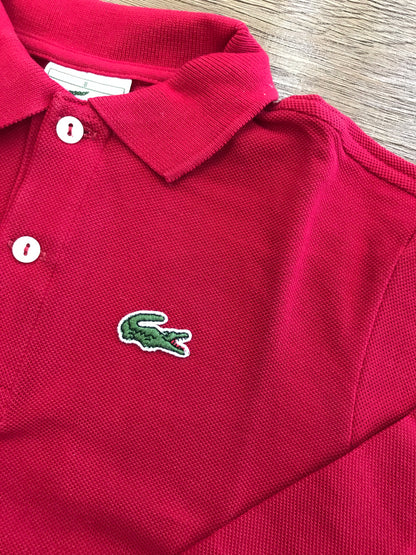 Polo Lacoste manica lunga con polsini e bottoncini