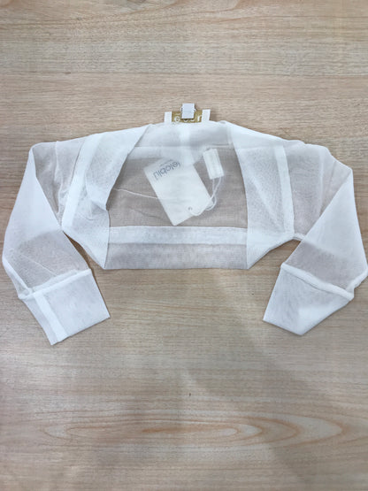 Cardigan Cielo Blu velato bianco