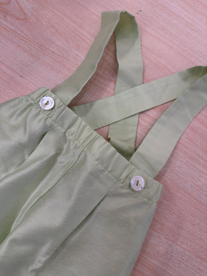 Pantalone Colibrì con bretelle ed elastico in vita