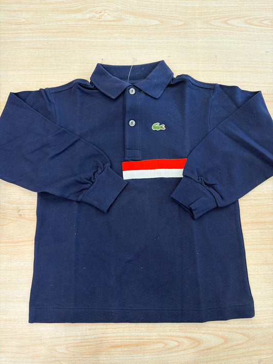 Polo Lacoste in cotone manica lunga con bottoncini e logo ricamato lateralmente unisex (Copia 4)