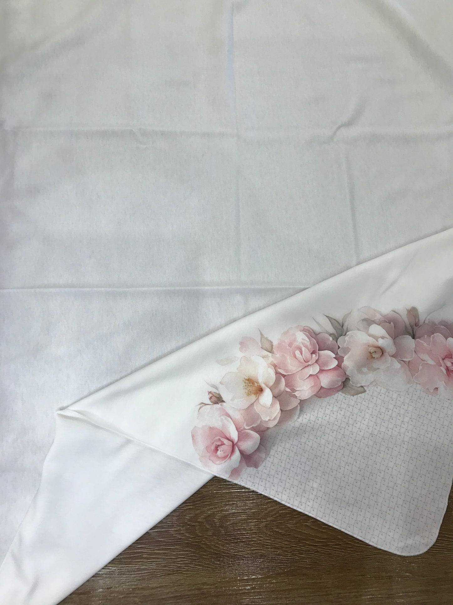 Coordinato Sofija in caldo cotone panna con fiori