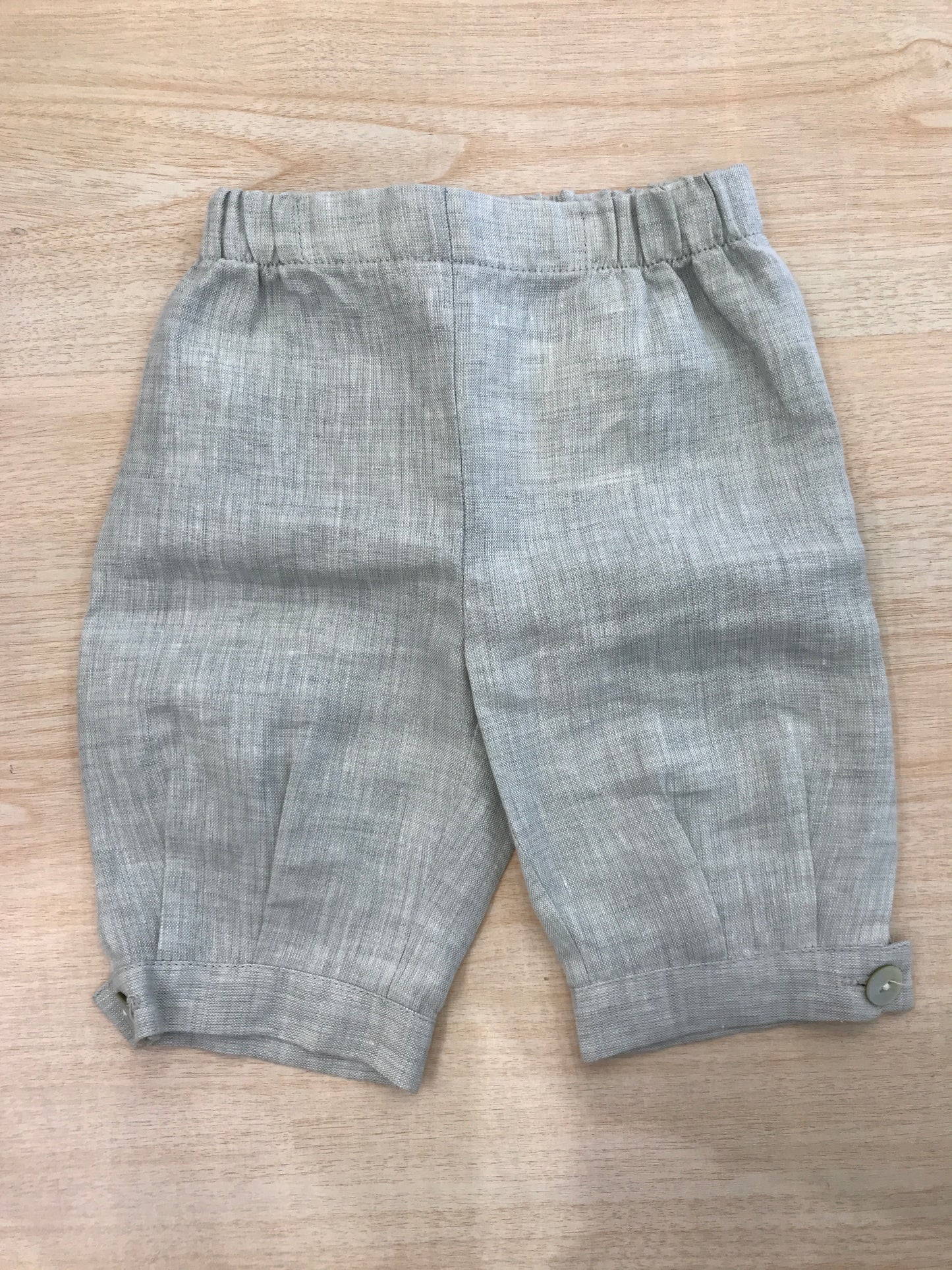 Pantalone Colibrì in linogrigio con elastico in vita
