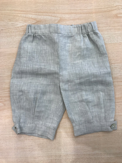 Pantalone Colibrì in linogrigio con elastico in vita