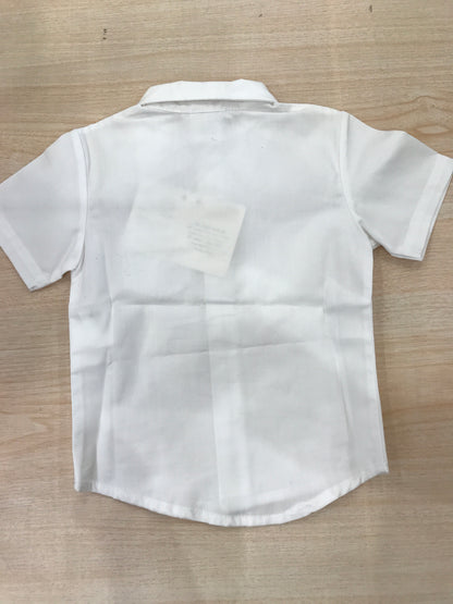 Camicia Coccodè in cotone mezza manica con collo a punta e ricamo