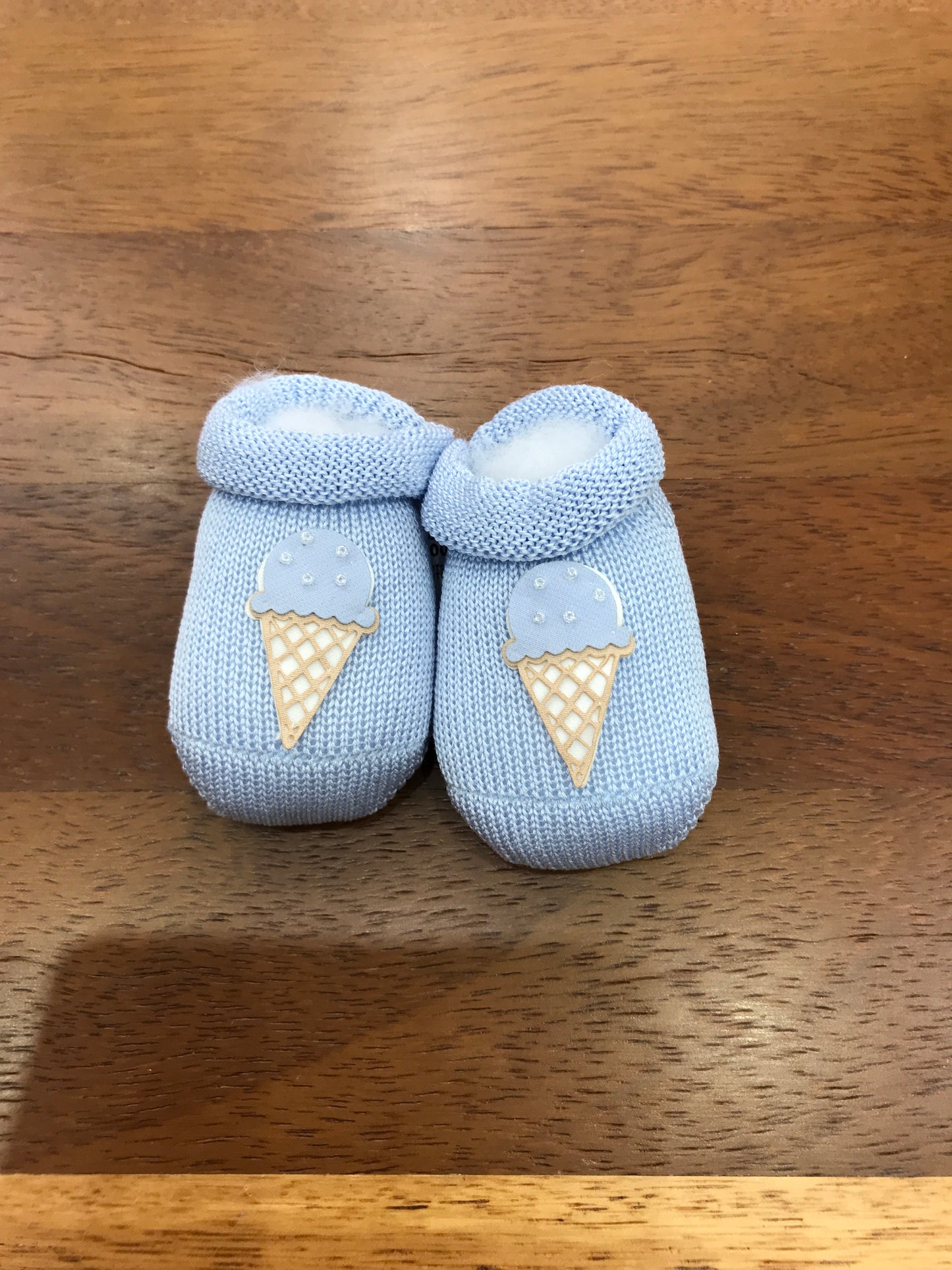 Babbucce Story Loris in filo con applicazione a forma di gelato