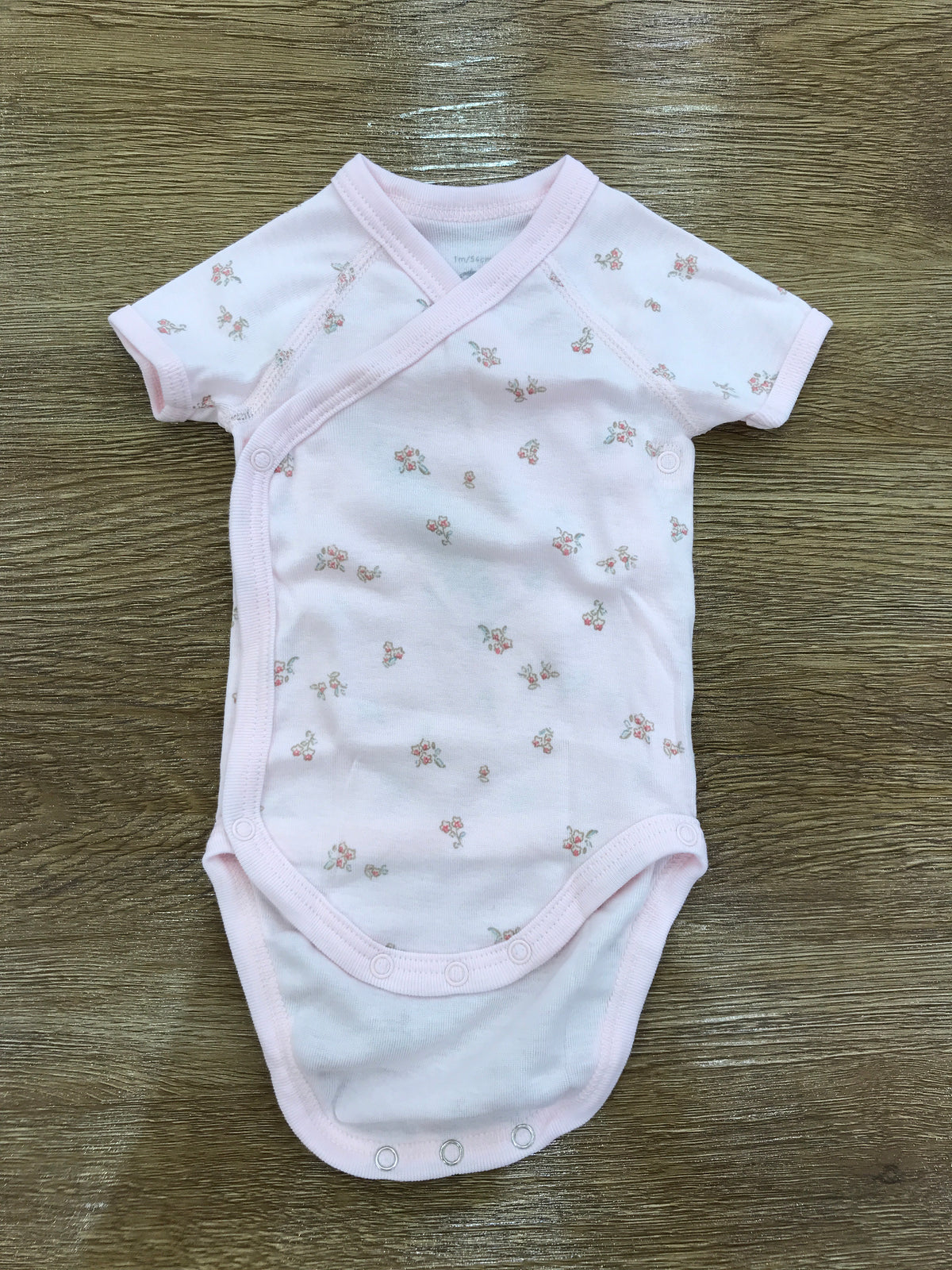 Body Petit Bateau tris mezza manica antipanico con fiori e righe