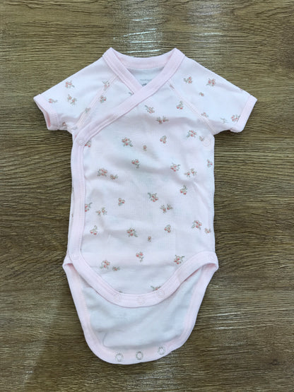 Body Petit Bateau tris mezza manica antipanico con fiori e righe