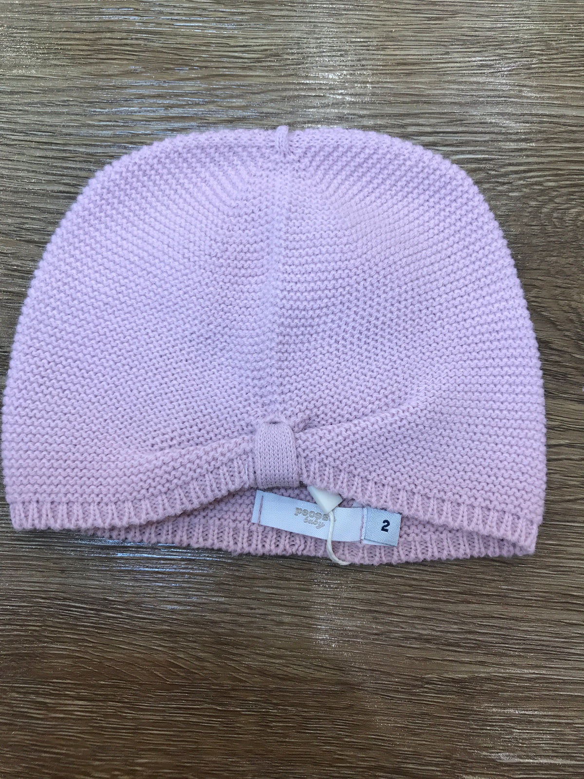 Cappello PCS rosa con piccolo nodino