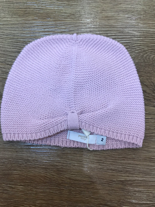 Cappello PCS rosa con piccolo nodino