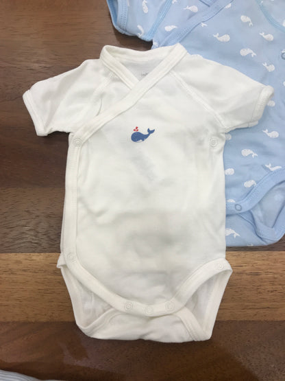 Body Petit Bateau tris in cotone antipanico mezza manica a fantasie