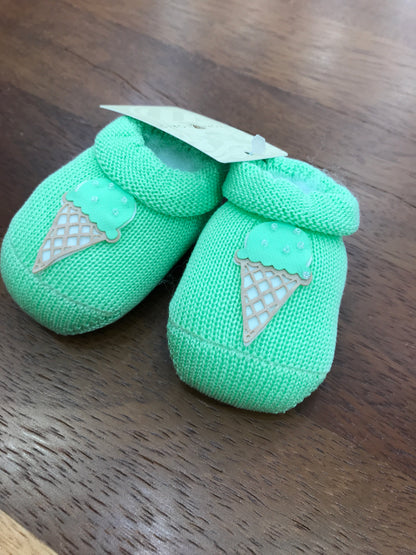 Babbucce Story Loris in filo con applicazione a forma di gelato