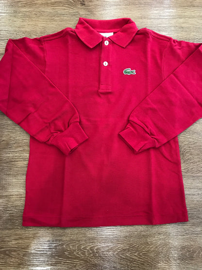 Polo Lacoste manica lunga con polsini e bottoncini