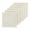 Mussole Meyco set da 6 pezzi in garza dal tono beige